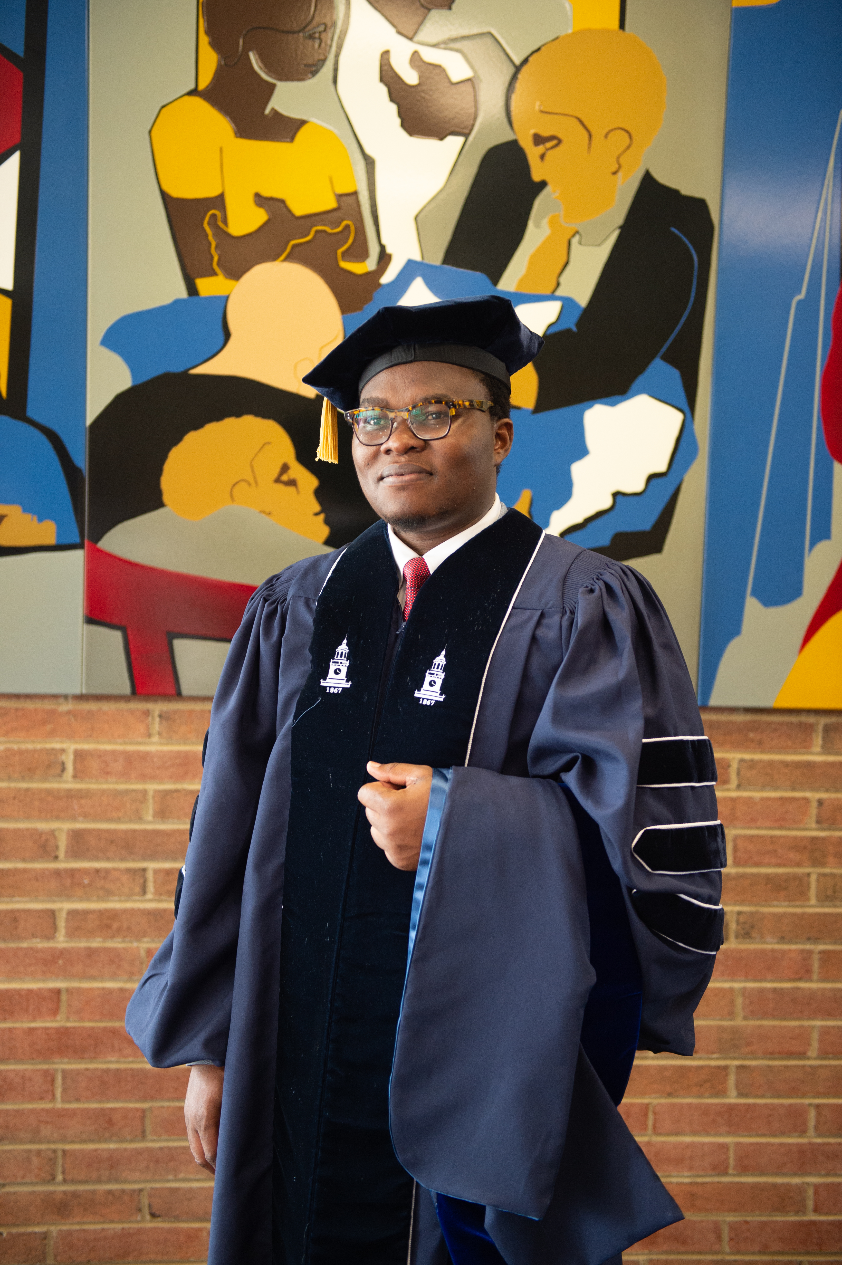 Engr. (Dr.) Adewale Taiwo Olasumboye in doctoral academic regalia